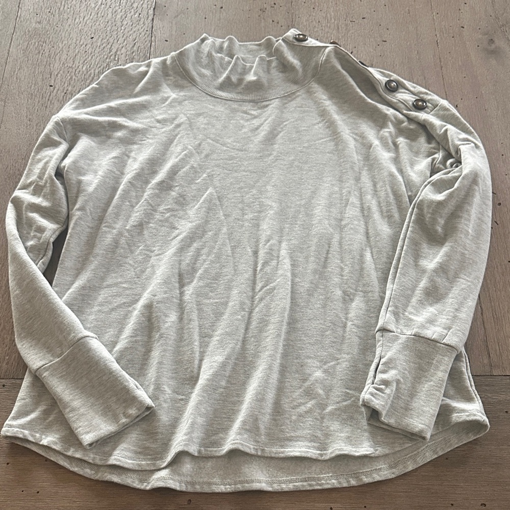 Cable and Gauge Long Sleeve Sweater